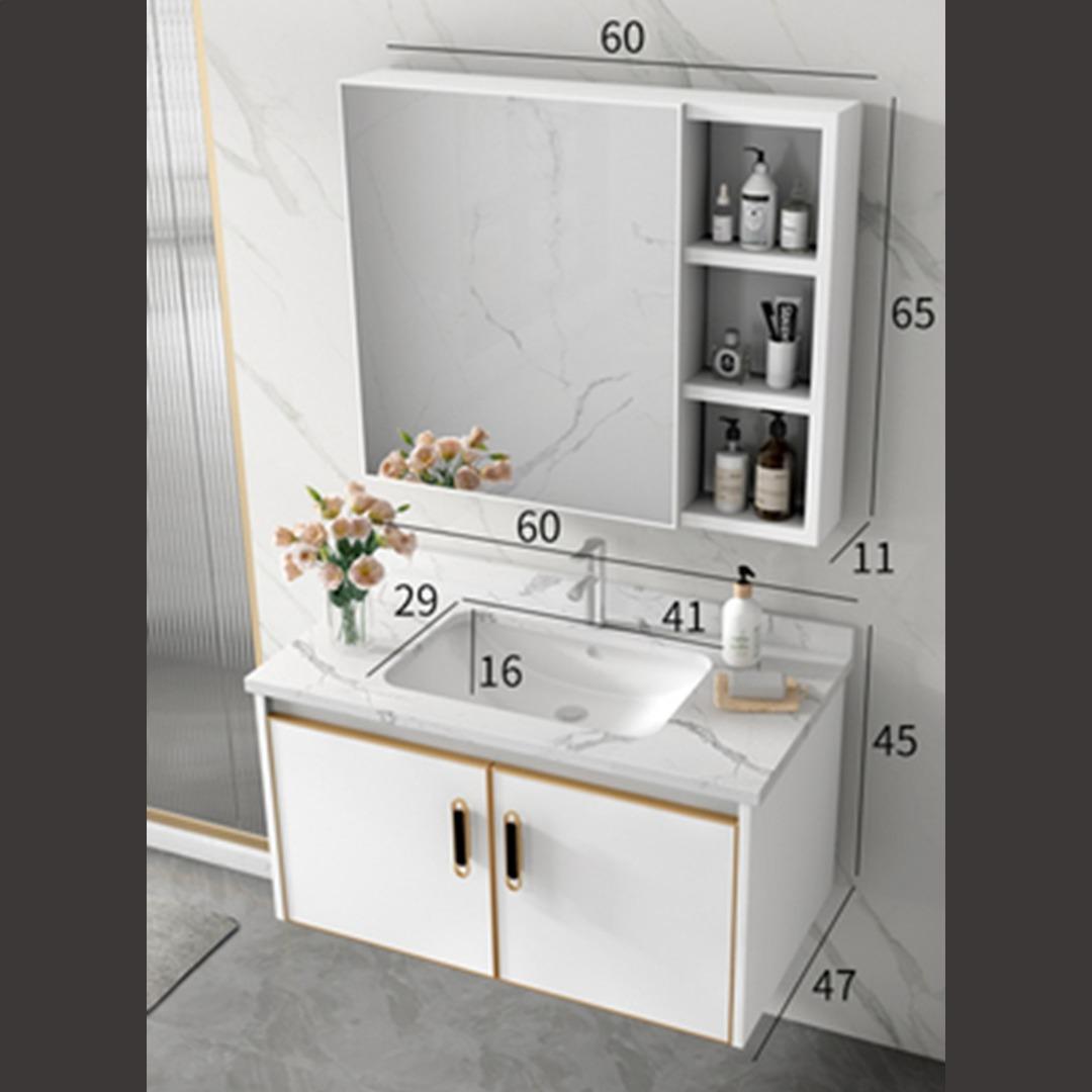 Waterproof Thick High Quality Vanity Set / Basin / Black Vanity