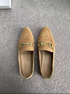 witchery Clemence suede Leather Loafer size 39