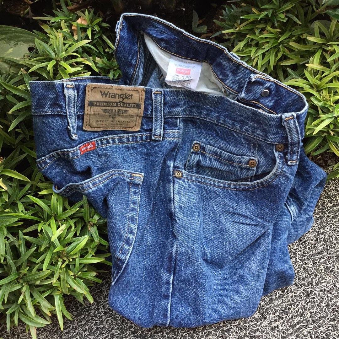 WRANGLER JEANS second bekas Fesyen Pria Pakaian Bawahan di