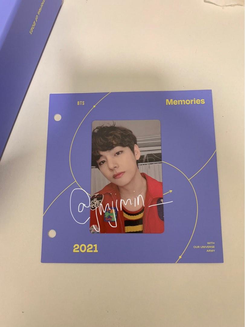 BTS Memories 2021 Blu ray Photocards