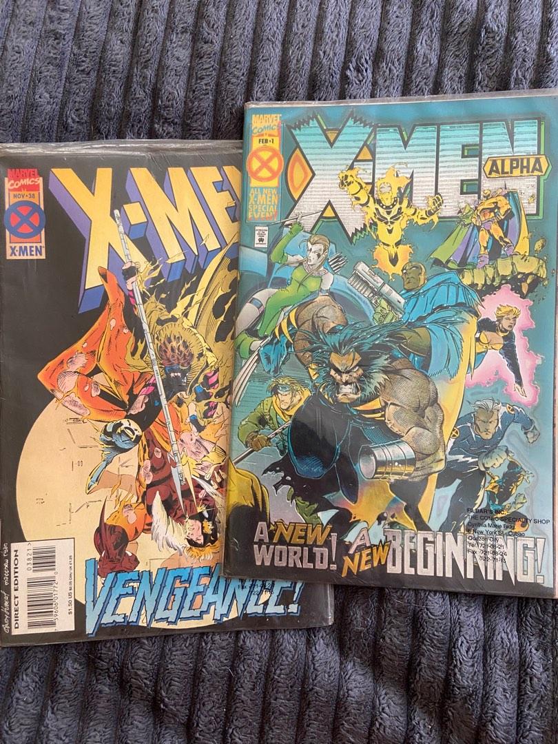 X MEN COMICS VINTAGE RARE (Category: Comics & Manga) located in Pasig City. Submitted by gyuuwonie (Listing ID 1188601735, Image 1). Description: 1200 EACH.