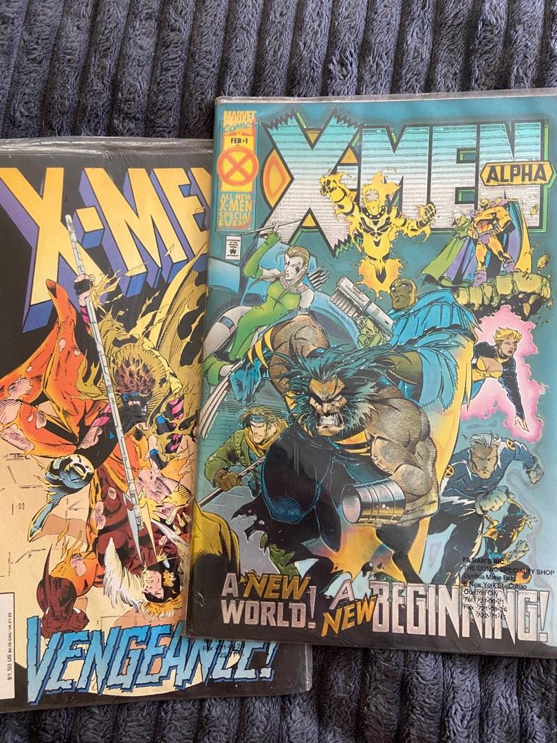 X MEN COMICS VINTAGE RARE (Category: Comics & Manga) located in Pasig City. Submitted by gyuuwonie (Listing ID 1188601735, Image 2). Description: 1200 EACH.