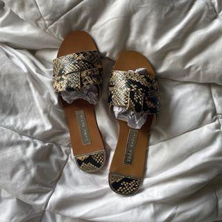 Zara Leopard Sandals