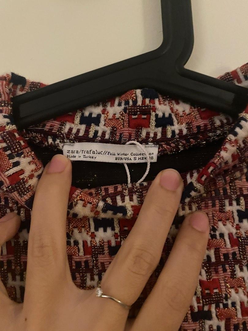 Zara crop top turtle neck winter collection, Fesyen Wanita, Pakaian