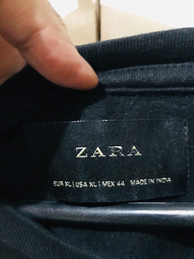 Zara sleeves shirt (Category: Tshirts & Polo Shirts ) located in Quezon City. Submitted by drewab2 (Listing ID 1188681100, Image 2). Description: In very good condition,fits to medium to large though xl on the tag ...looks new...😊it can be unisex!.