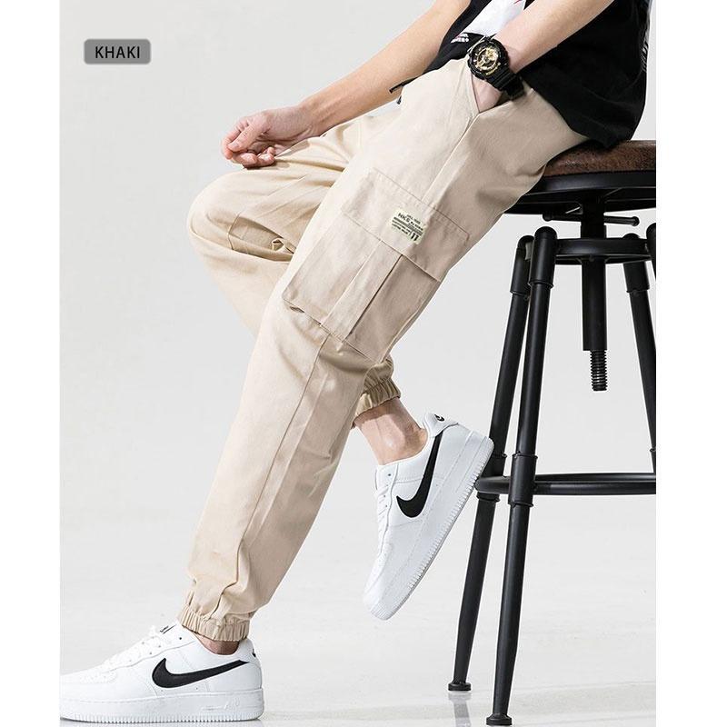 Casual cotton trousers discount