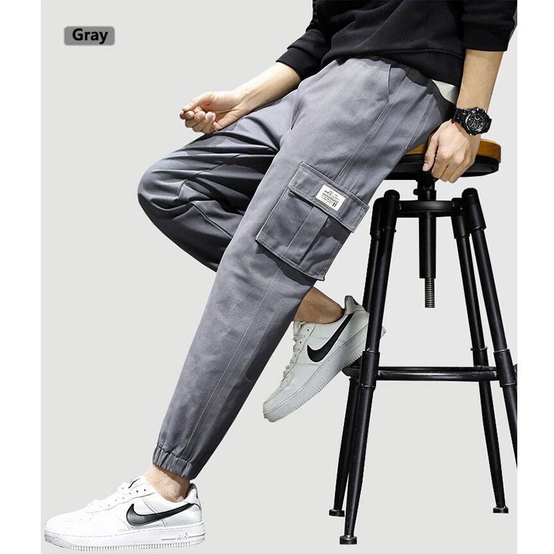 100 Cotton Cargo Pants Men Long Pants Jogger Pants Men Pants