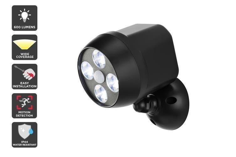 1392] CrazyFire 600-Lumen Outdoor LED Security Light, Battery Powered  Wireless Motion Sensor Light (Black), Furniture  Home Living, Lighting   Fans, Lighting on Carousell