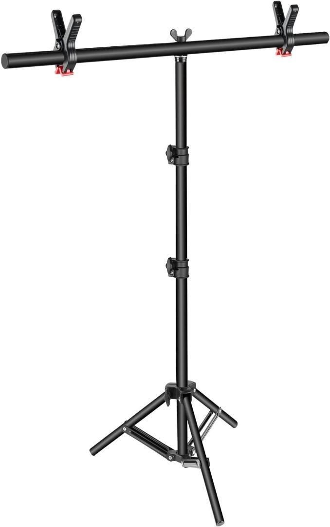 [1447] Neewer T-shape Background Backdrop Support Stand Kit: 32-80 ...