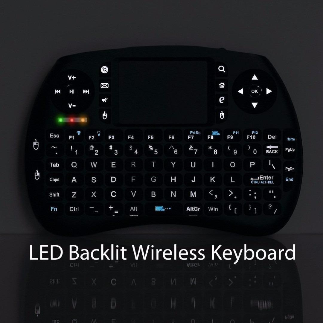[1543] ESYNIC Wireless Mini Keyboard Mouse Backlit Version ESYKB063en