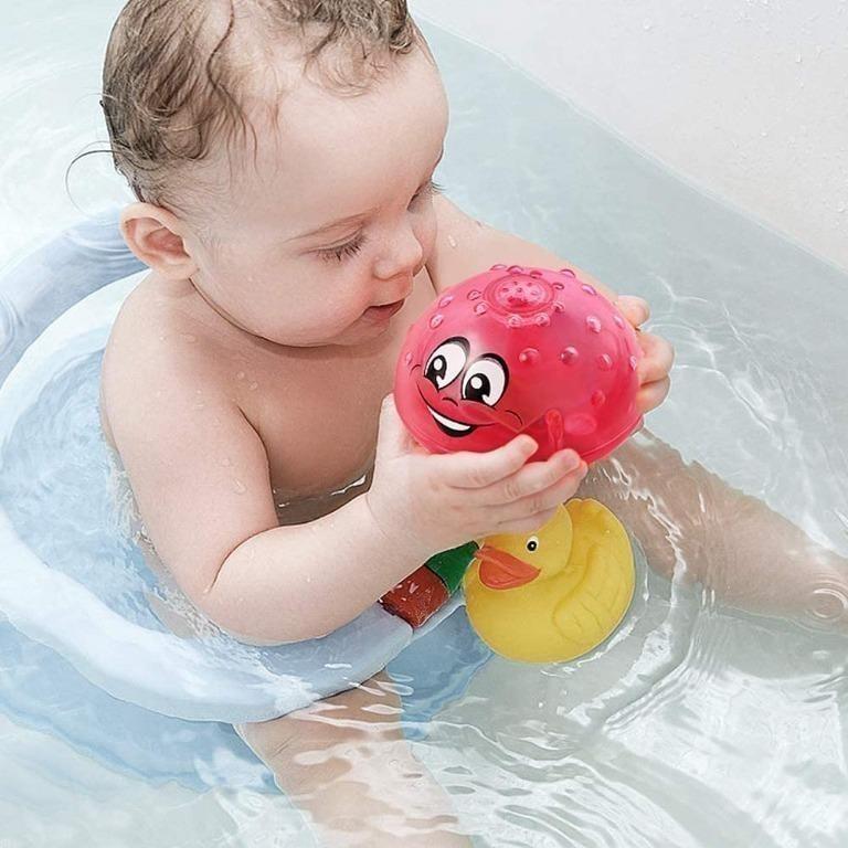 Bath Toy, Water Spraying Discoloration Floating Animals, Bathroom