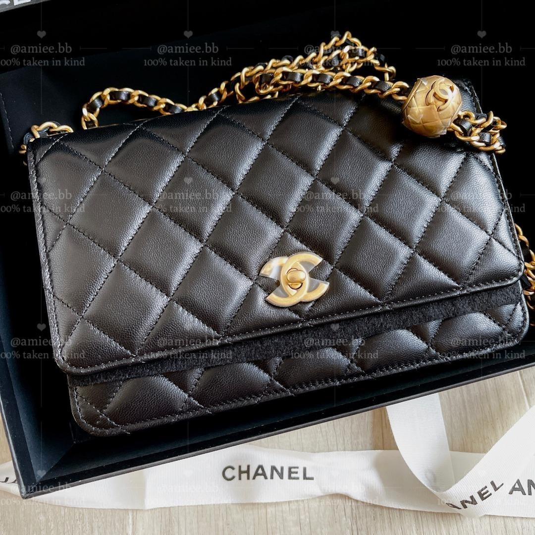 Chanel VIP Gift Flap Bag (Lambskin), Luxury, Bags & Wallets on Carousell