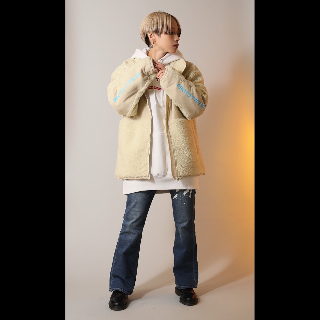 日本代購預訂RADIO EVA EVANGELION BOA JACKET β NATURAL