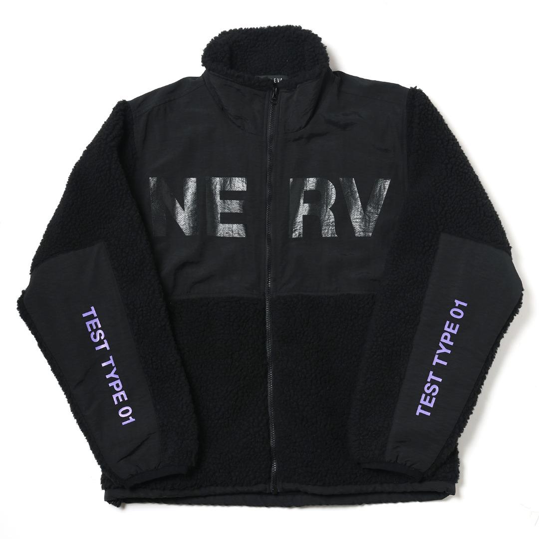日本代購預訂RADIO EVA EVANGELION BOA JACKET β Black EVA-01 初號機
