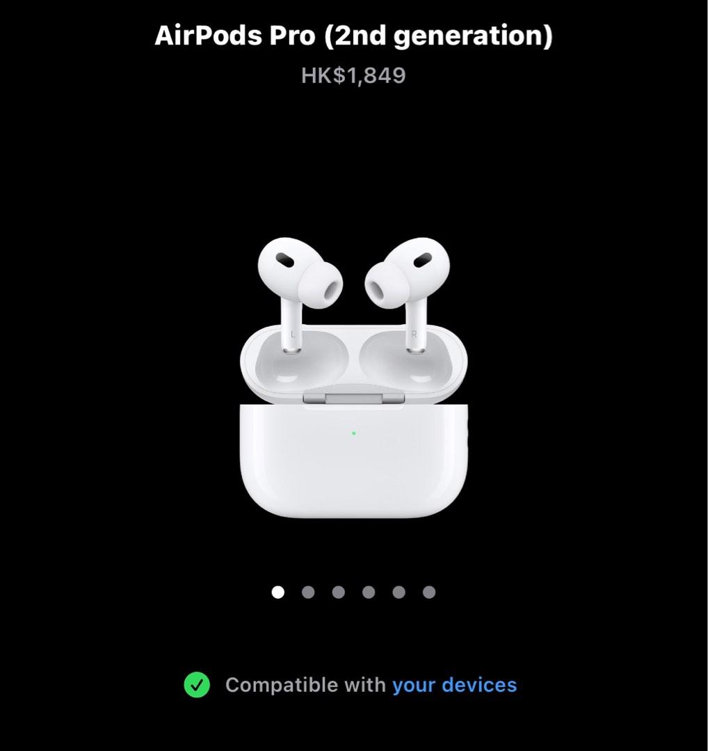 原裝行貨全新apple AirPod pro 2 （可一齊去太古城攞貨）, 音響器材 
