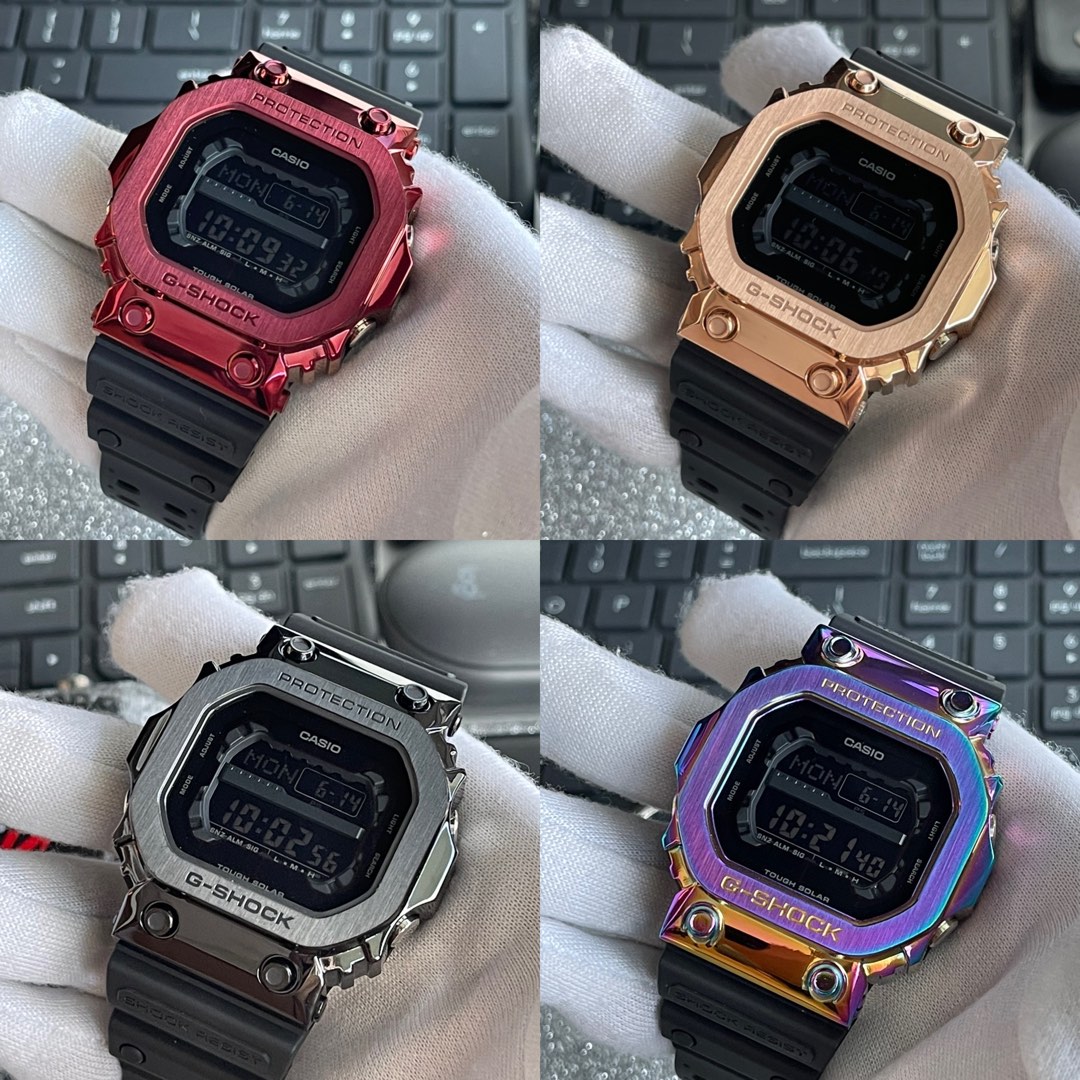 Authentic GX 56BB aka G SHOCK KING in various stainless steel bezel tough Solar gshock for men King Kong gshock GX56BB GX 56 gshock