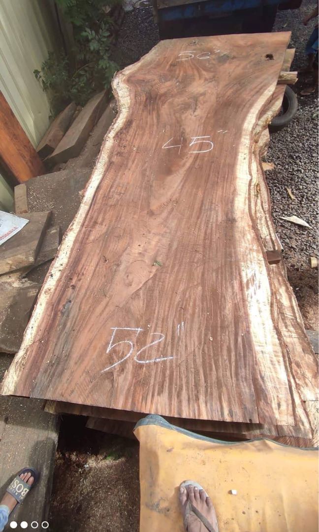 Acacia wood slab oversize, Furniture & Home Living, Furniture, Tables