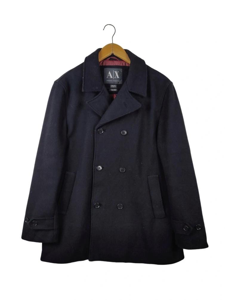 Armani Exchange Peacoat Navy Double Breast Jacket, Men's Fashion, Coats,  Jackets and Outerwear on Carousell