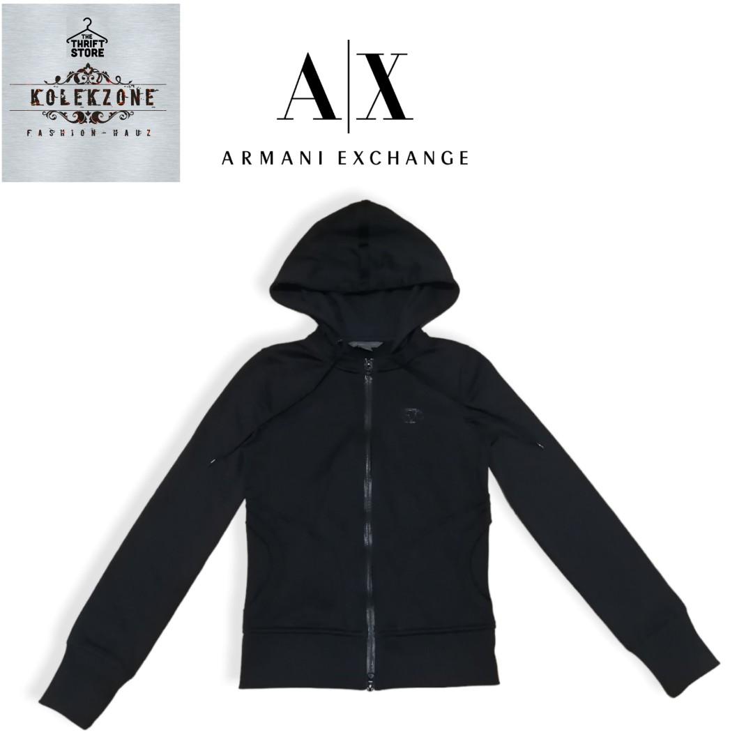 Armani exchange women zip up hoodie jacket, Women's Fashion, Coats, Jackets  and Outerwear on Carousell