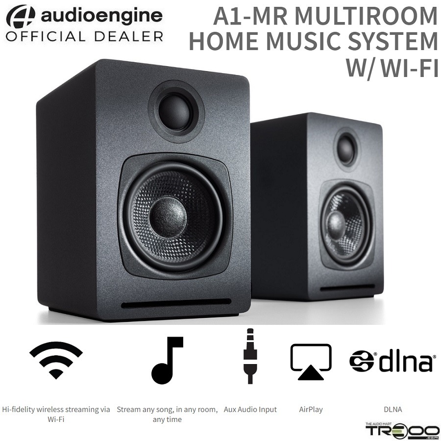 [Official] Audioengine A1MR MultiRoom WiFi Bookshelf Speakers Desktop