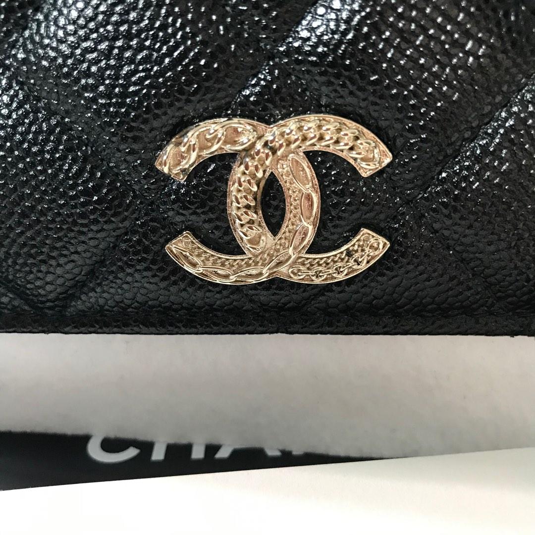 Authentic Chanel Wallet on Chain WOC brand new 22K Fall Winter 2022/2023  gold GHW Black Caviar mini small flap medium Full Set with Receipt