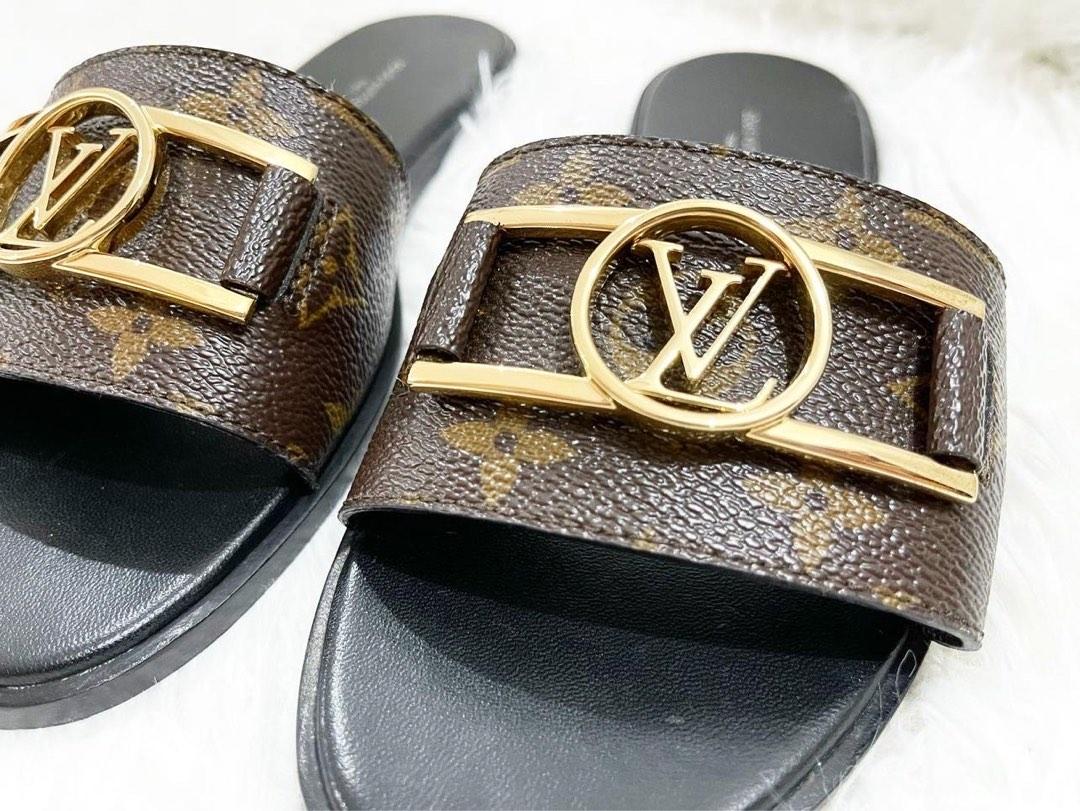 Authentic LV (Louis Vuitton) Sandals, Women's Fashion, Footwear, Sandals on  Carousell