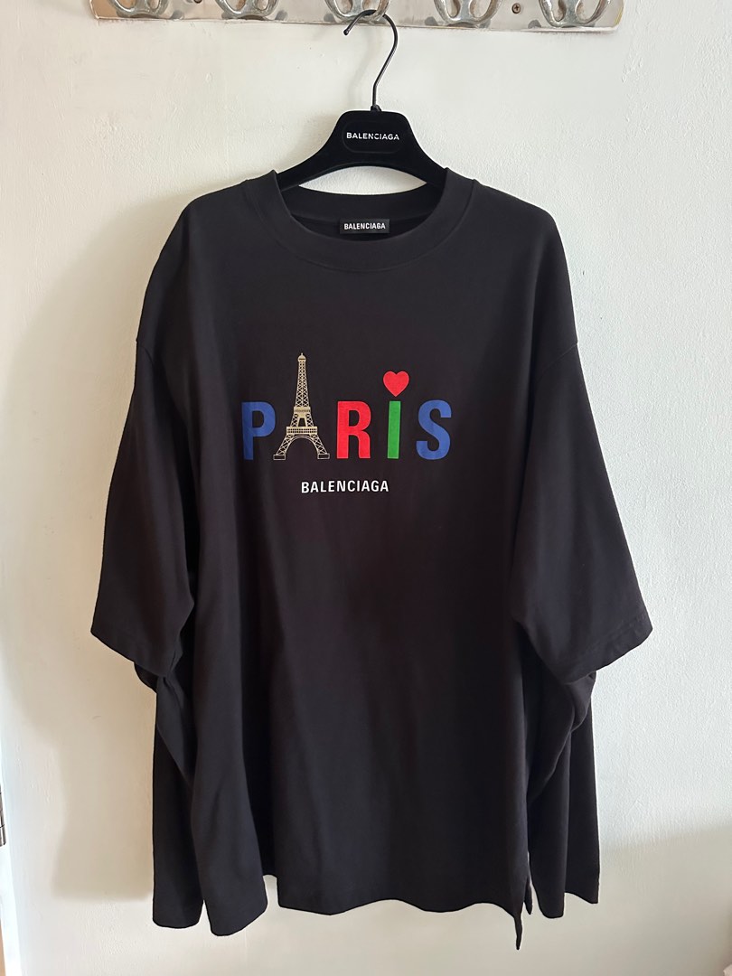 balenciaga eiffel tower shirt