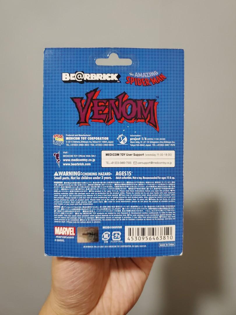 Bearbrick Venom 100% (Category: Designer & Blind Box Toys) located in San Pedro. Submitted by toysandtreasures (Listing ID 1188800681, Image 2). Description: For sale vintage bearbrick 100% Brandnew Sealed Price posted. Shipping: Grab/LBC/Meet ups.