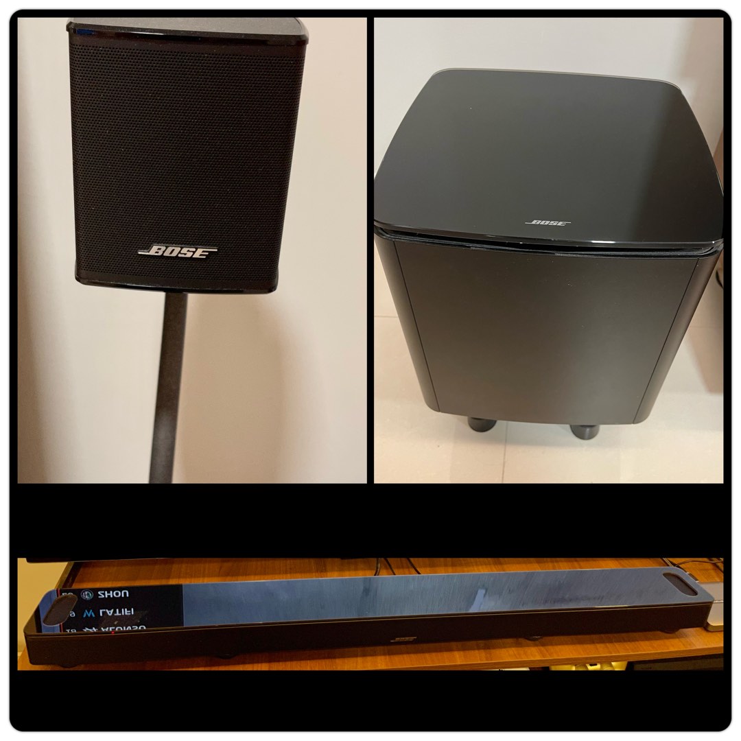 Bose Smart Soundbar 900 with bass & surround speakers, Audio, Soundbars