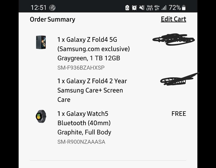 Brand new seal box Galaxy Watch 5, Mobile Phones & Gadgets, Wearables