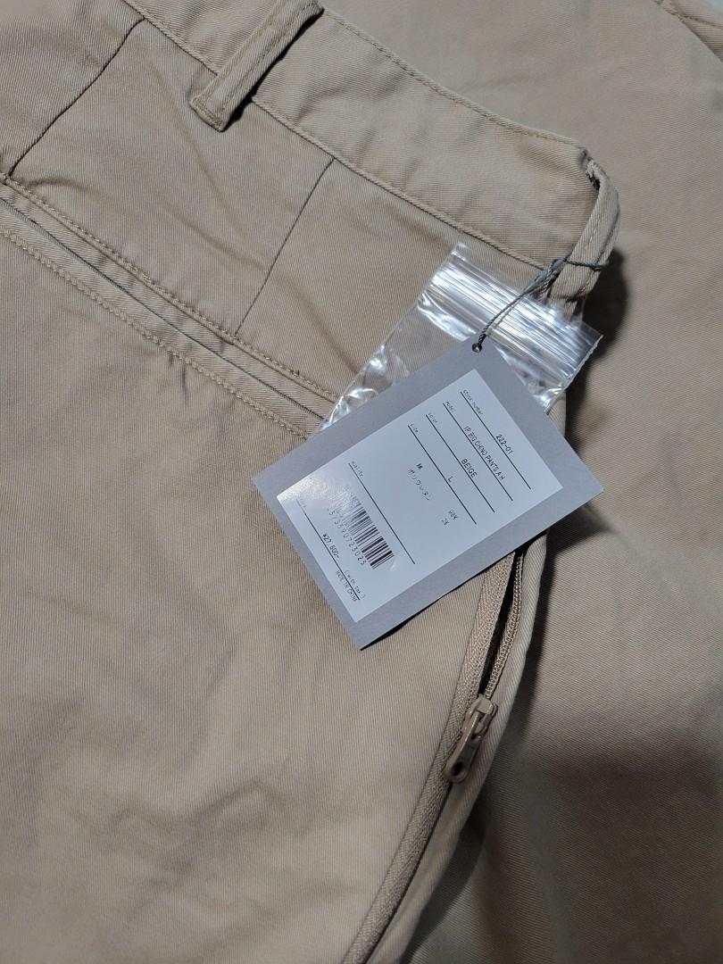 BROCHURE 1P BIG CHINO PANTS A.H SIZE L, 男裝, 褲＆半截裙, 長褲
