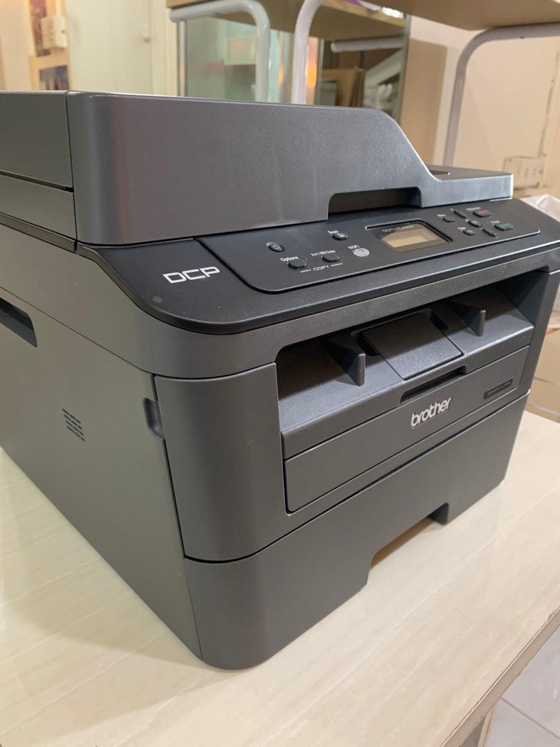 Brother black and white laser printer DCPL2540DW Used, Computers