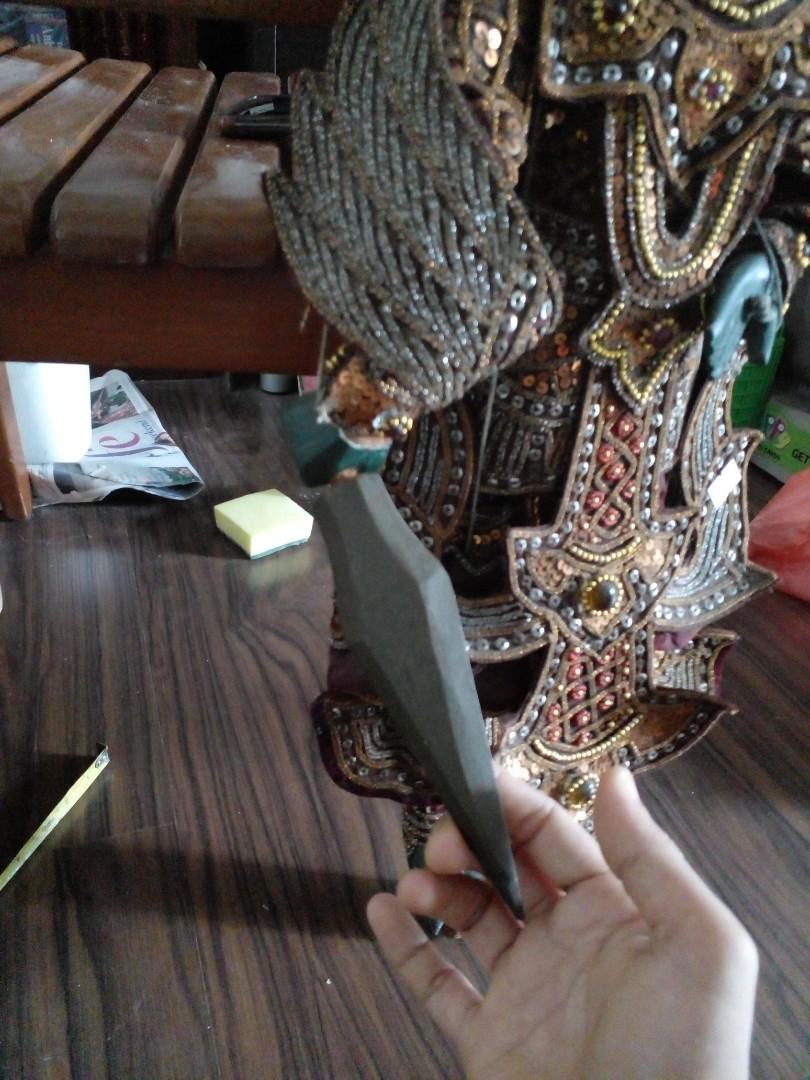 Burmese Myanmar antique legendary bird puppet, Furniture & Home Living