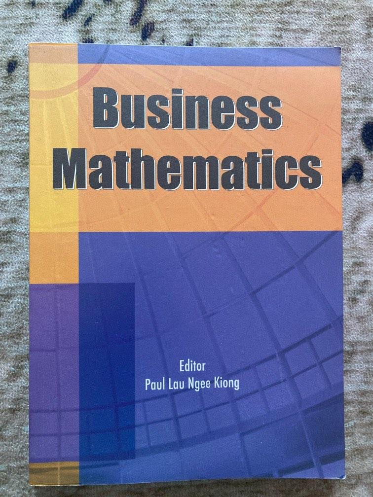 Business Mathematics Textbook, Hobbies & Toys, Books & Magazines