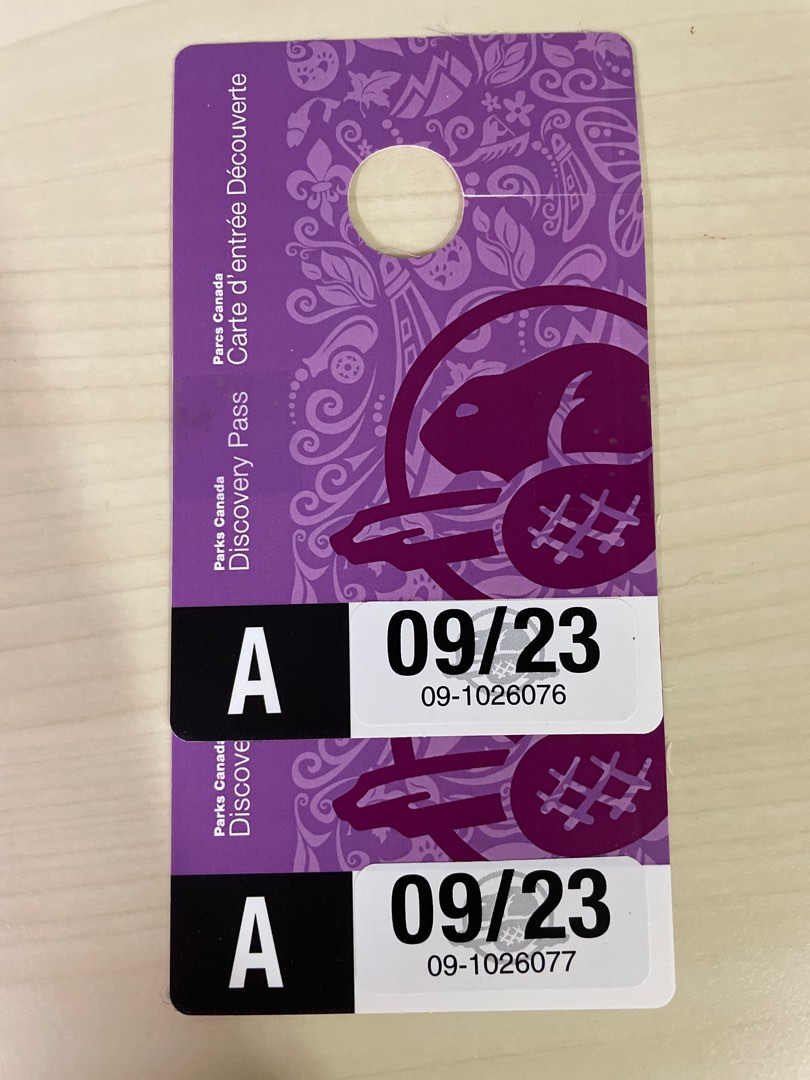 Canada National Park Pass, Hobbies & Toys, Travel, Travel Essentials