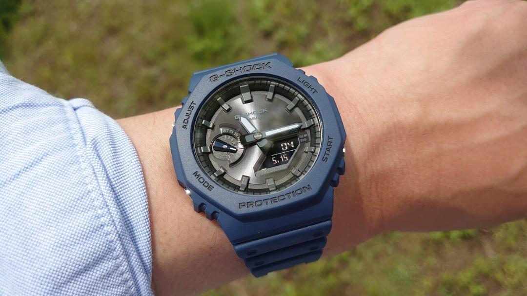 G-SHOCK GA-B2100-2AJF ソーラー Bluetooth ブルー 腕時計(デジタル