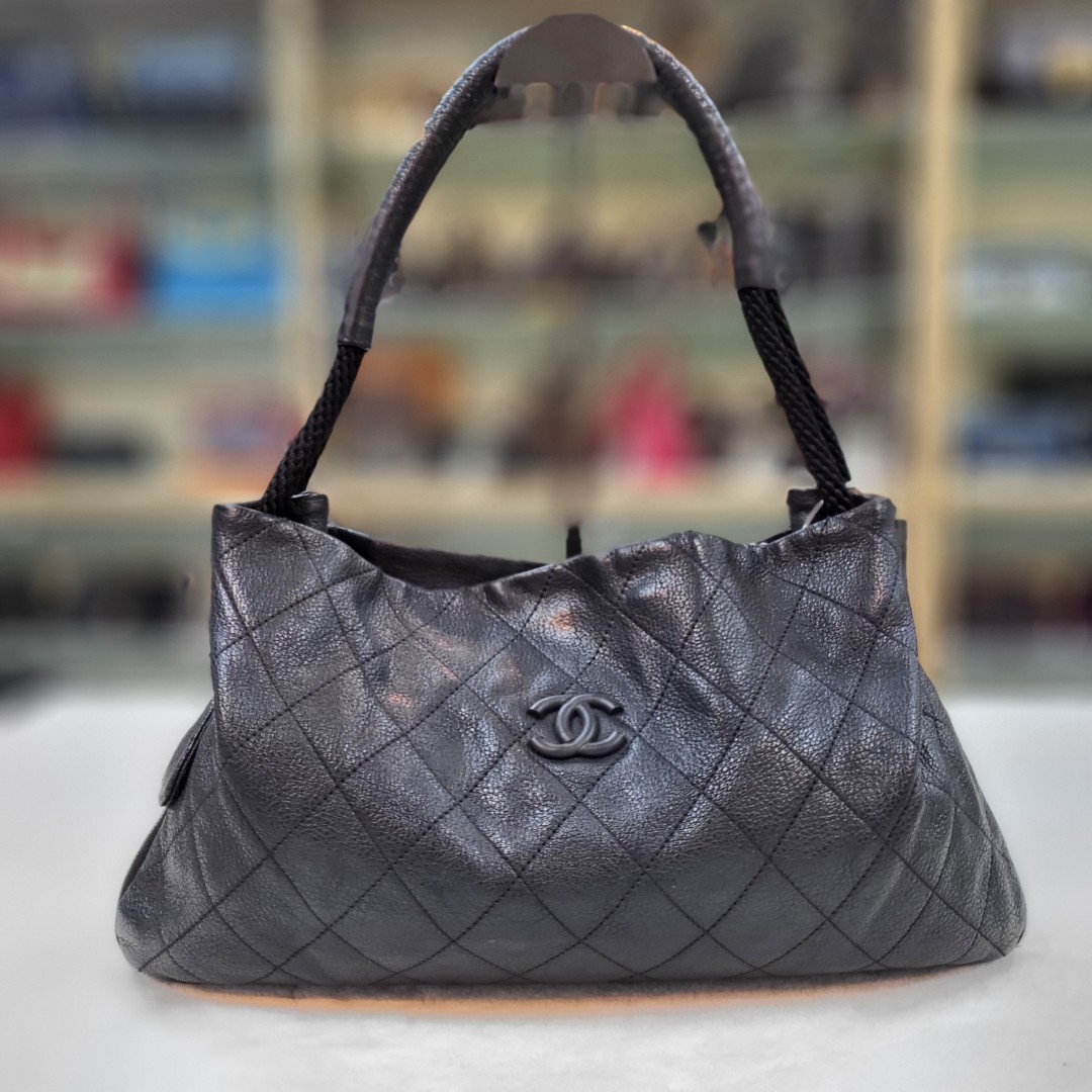 Chanel Shopper Boating Expandable Tote, Luxury, Bags & Wallets on Carousell
