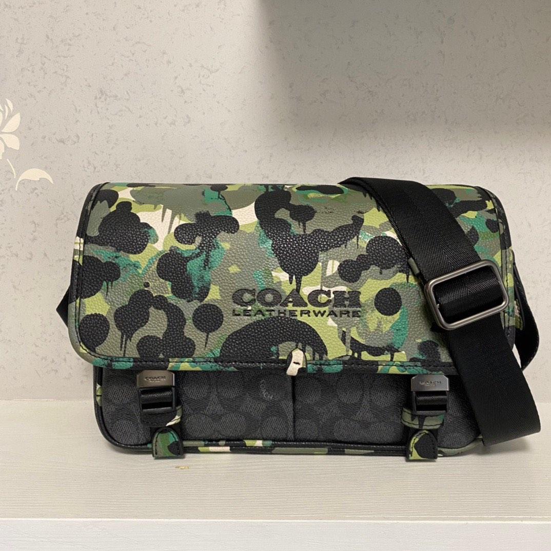 Coach sales camo satchel