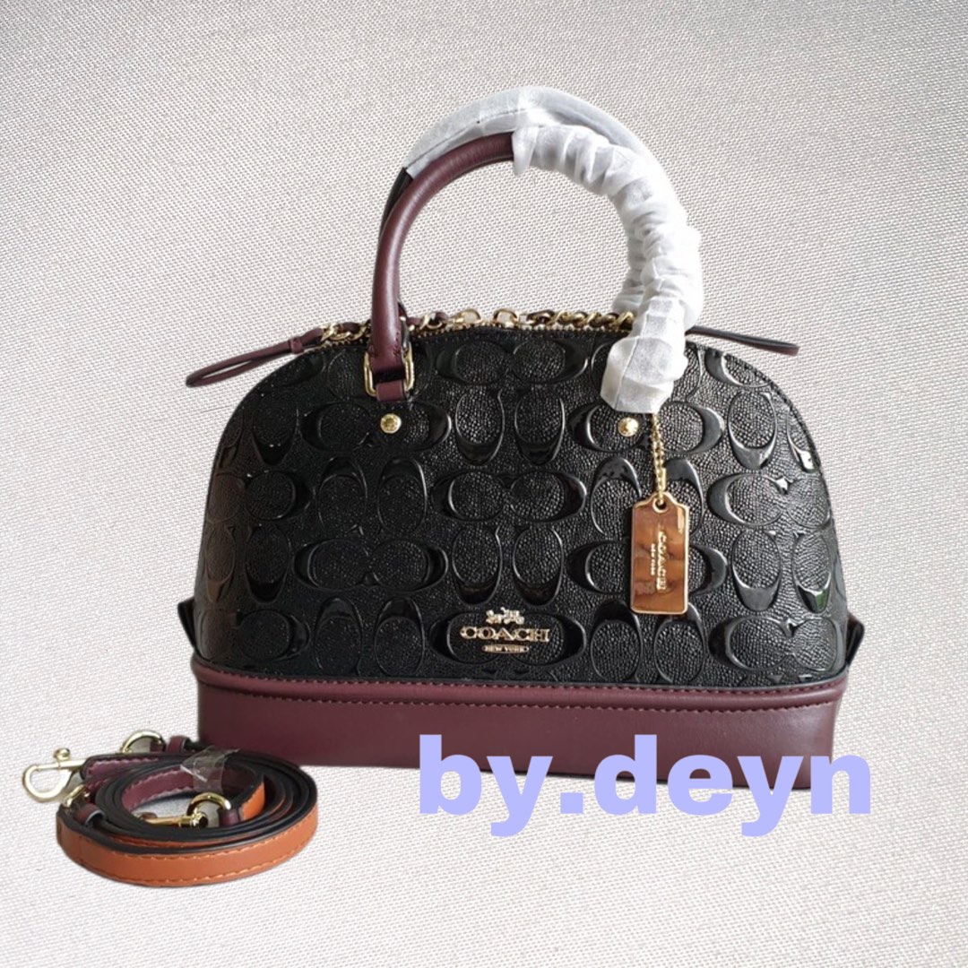 Coach Sierra Bag Large in Beige with Strap, Barang Mewah, Tas & Dompet di  Carousell