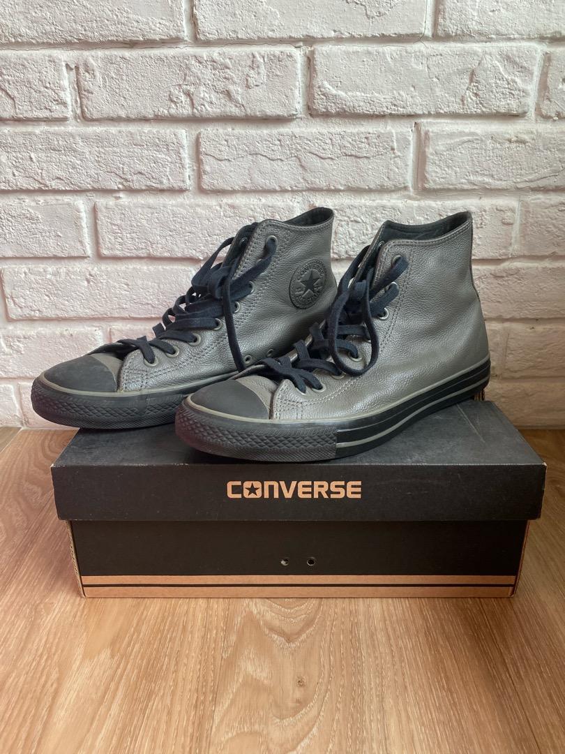 Converse Chuck Taylor All Star Leather Hi 132096C Charcoal