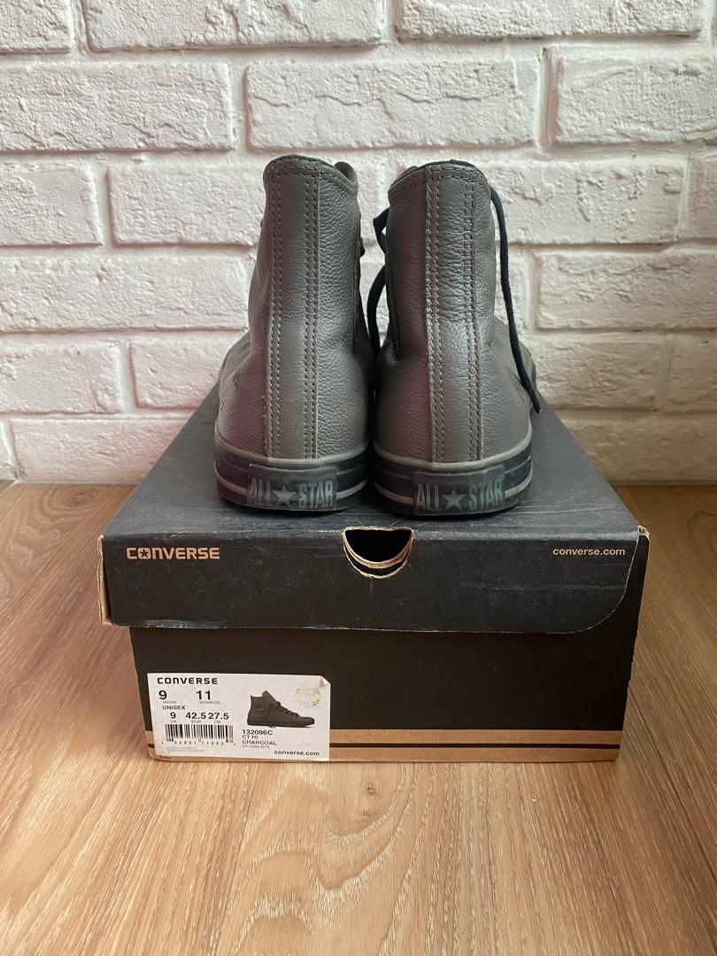Chuck taylor all sale star leather hi