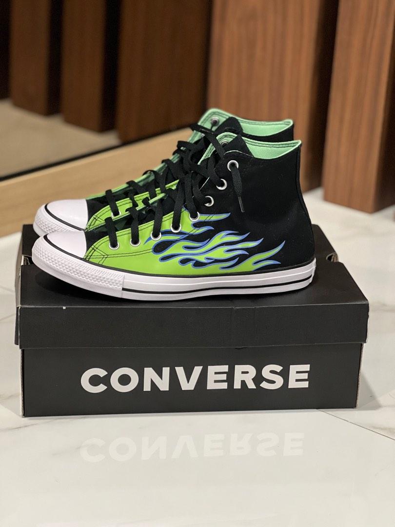 converse green flame