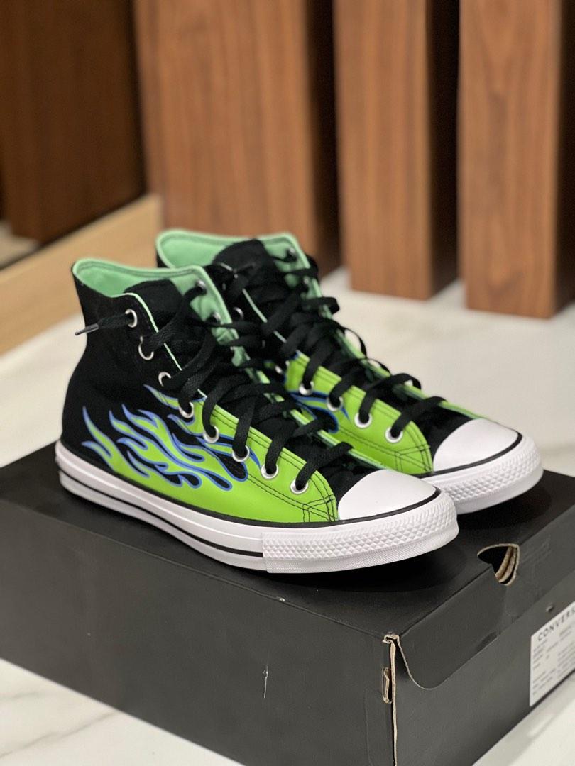 converse green flame