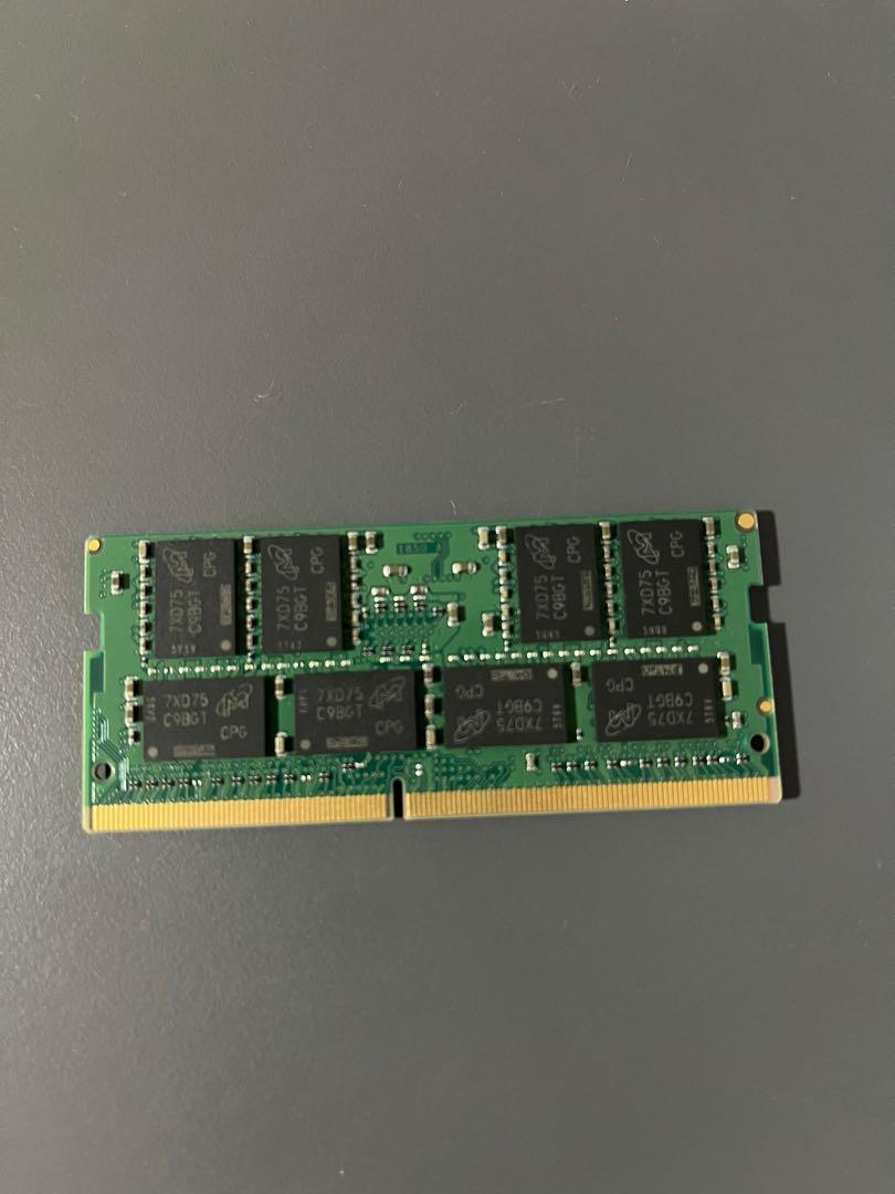 Crucial 16GB Single DDR4 2400 MT/s SO-DIMM 1.2V /LAPTOP OEM RAM, Computers  & Tech, Parts & Accessories, Computer Parts on Carousell
