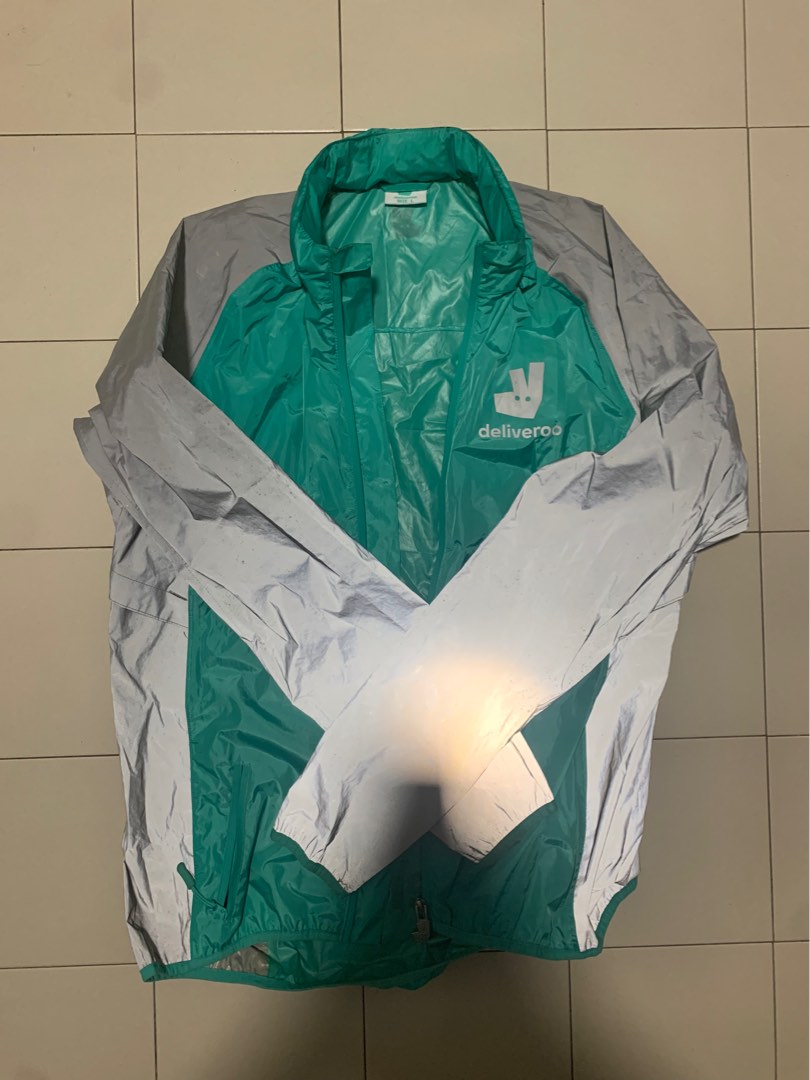 Deliveroo Reflective Jacket, Motorcycles, Motorcycle Apparel on Carousell