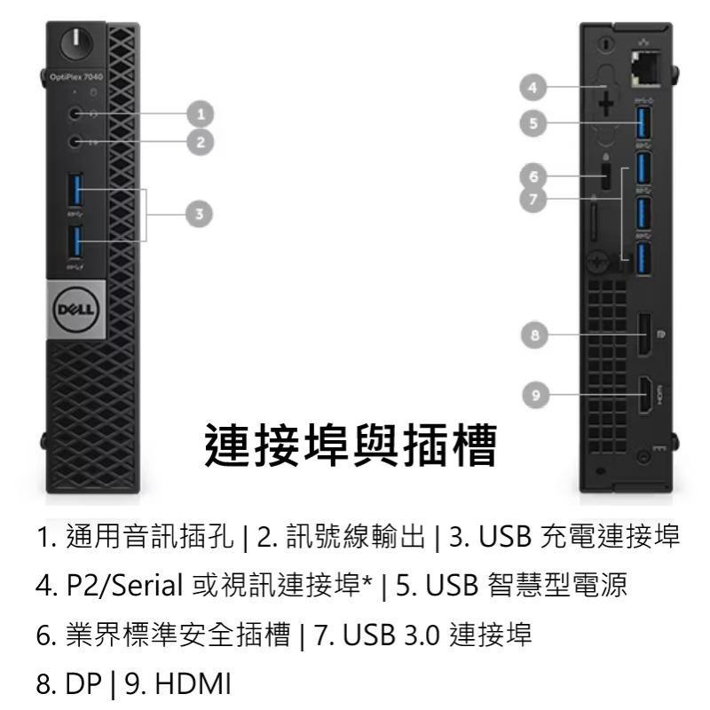 Dell 7040 迷你電腦( i5-6500T / 16GB RAM / 256GB SSD )【🌐Wi-Fi