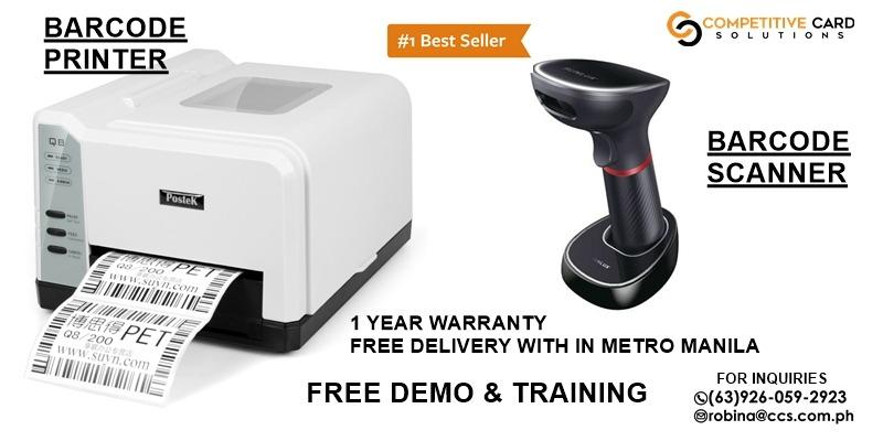 DESKTOP LABEL PRINTER & WIRELESS BARCODE SCANNER, Computers & Tech ...