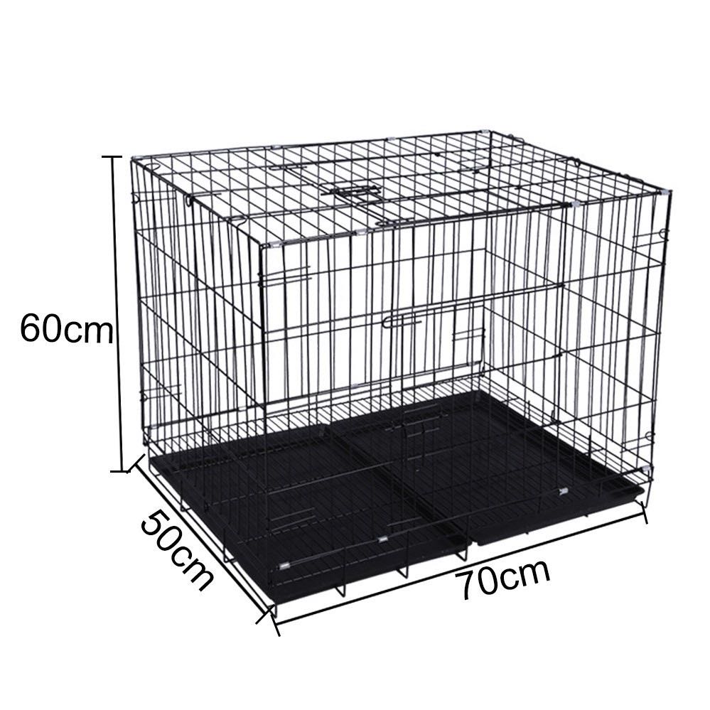 Dog cage small medium large size dogs rabbit cats house tray