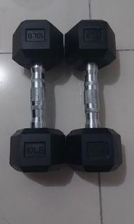 Dumbles 10 LBS 1 pair
