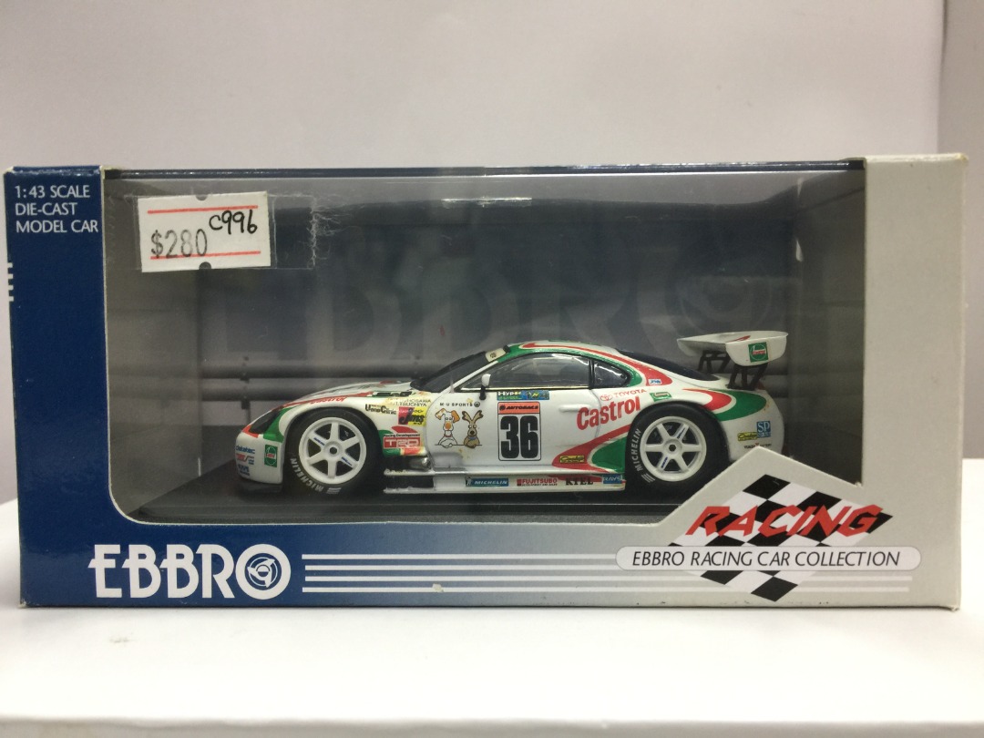 EBBRO 1/43 TOYOTA CASTROL TOM'S SUPRA JGTC '01 #36 (43198) (C996